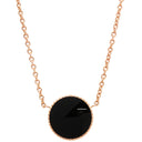 クリスチャン・ディオール Christian Dior ローズ デ ヴァン JRDV95019 ブラックXピンクゴールド K18PG オニキス ダイヤモンド ネックレス 750 Rose des Vents