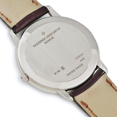 腕時計 ヴァシュロン・コンスタンタン VACHERON CONSTANTIN パトリモニー マニュアルワインディング 81180/000G-9117 手巻き メンズ K18WG無垢