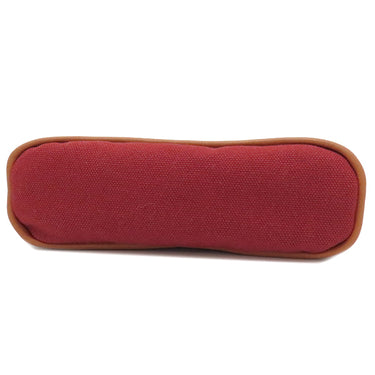 エルメス HERMES ボリードポーチ ミニミニ ルージュ コットン ポーチ シルバー金具 赤