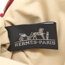エルメス HERMES ボリードポーチ ミニミニ ルージュ コットン ポーチ シルバー金具 赤
