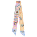 エルメス HERMES ツイリー ヴェール×オレンジ×マルチカラー シルク スカーフ 新品 未使用【SUPER SILK QUEST/スーパー シルク クエスト】