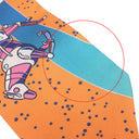 エルメス HERMES ツイリー オレンジ×ジョーヌ×ブルー シルク スカーフ 【SPACE DERBY/スペース ダービー】