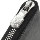 ルイヴィトン LOUIS VUITTON ジッピー ウォレット ヴェルティカル N63095 ダミエグラフィット ダミエグラフィットキャンバス 長財布 シルバー金具 黒 グレー ラウンドファスナー