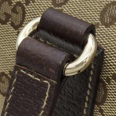 グッチ GUCCI ミニボストンバッグ 152457 ベージュ×ブラウン GGキャンバス ボストンバッグ ゴールド金具 茶 ハンドバッグ 肩掛け