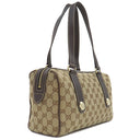 グッチ GUCCI ミニボストンバッグ 152457 ベージュ×ブラウン GGキャンバス ボストンバッグ ゴールド金具 茶 ハンドバッグ 肩掛け