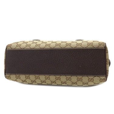 グッチ GUCCI ミニボストンバッグ 152457 ベージュ×ブラウン GGキャンバス ボストンバッグ ゴールド金具 茶 ハンドバッグ 肩掛け