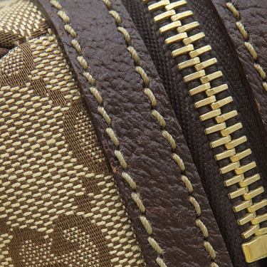 グッチ GUCCI ミニボストンバッグ 152457 ベージュ×ブラウン GGキャンバス ボストンバッグ ゴールド金具 茶 ハンドバッグ 肩掛け