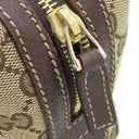 グッチ GUCCI ミニボストンバッグ 152457 ベージュ×ブラウン GGキャンバス ボストンバッグ ゴールド金具 茶 ハンドバッグ 肩掛け