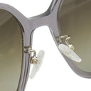 サルヴァトーレ・フェラガモ Salvatore Ferragamo スクエア ダブルガンチーニ 59□17 SF1075SLB-020 グレー×ゴールド プラスチック サングラス ゴールド金具 グラデーション