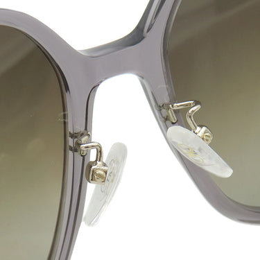 サルヴァトーレ・フェラガモ Salvatore Ferragamo スクエア ダブルガンチーニ 59□17 SF1075SLB-020 グレー×ゴールド プラスチック サングラス ゴールド金具 グラデーション