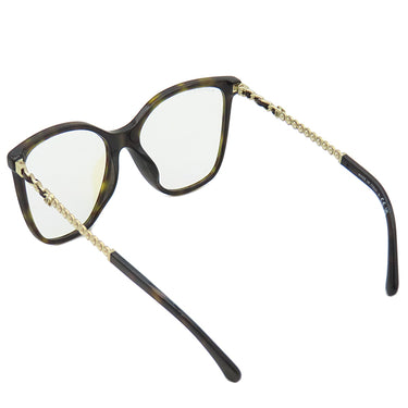 シャネル CHANEL ウェリントン パール オプティカル 54□17 3441-S-A ブラウン×ゴールド プラスチック GP サングラス ゴールド金具 茶 ブルーライトカット