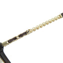 シャネル CHANEL ウェリントン パール オプティカル 54□17 3441-S-A ブラウン×ゴールド プラスチック GP サングラス ゴールド金具 茶 ブルーライトカット