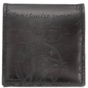 ベルルッティ BERLUTI オリジンスクリット レザーコインパース ブラック レザー コインケース シルバー金具 黒 小銭入れ カリグラフィ