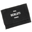 ベルルッティ BERLUTI オリジンスクリット レザーコインパース ブラック レザー コインケース シルバー金具 黒 小銭入れ カリグラフィ