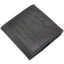 ベルルッティ BERLUTI オリジンスクリット レザーコインパース ブラック レザー コインケース シルバー金具 黒 小銭入れ カリグラフィ