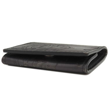 ベルルッティ BERLUTI オリジンスクリット レザーコインパース ブラック レザー コインケース シルバー金具 黒 小銭入れ カリグラフィ