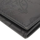 ベルルッティ BERLUTI オリジンスクリット レザーコインパース ブラック レザー コインケース シルバー金具 黒 小銭入れ カリグラフィ
