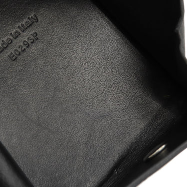 ベルルッティ BERLUTI オリジンスクリット レザーコインパース ブラック レザー コインケース シルバー金具 黒 小銭入れ カリグラフィ