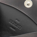 ベルルッティ BERLUTI オリジンスクリット レザーコインパース ブラック レザー コインケース シルバー金具 黒 小銭入れ カリグラフィ
