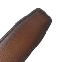 ベルルッティ BERLUTI B ボリュート スクリットレザー 35MM リバーシブルベルト C0068 MOGA×NERO ヴェネチアレザー #95 ベルト シルバー金具 黒 グレー 茶 カリグラフィ