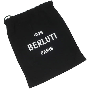 ベルルッティ BERLUTI B ボリュート スクリットレザー 35MM リバーシブルベルト C0068 MOGA×NERO ヴェネチアレザー #95 ベルト シルバー金具 黒 グレー 茶 カリグラフィ