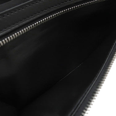 ベルルッティ BERLUTI サンタル ブラック ヴェネチアンスクリットレザー 長財布 シルバー金具 黒 カリグラフィ 二つ折り