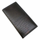 ベルルッティ BERLUTI サンタル ブラック ヴェネチアンスクリットレザー 長財布 シルバー金具 黒 カリグラフィ 二つ折り