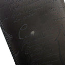 ベルルッティ BERLUTI サンタル ブラック ヴェネチアンスクリットレザー 長財布 シルバー金具 黒 カリグラフィ 二つ折り