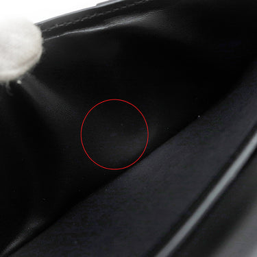 ベルルッティ BERLUTI サンタル ブラック ヴェネチアンスクリットレザー 長財布 シルバー金具 黒 カリグラフィ 二つ折り