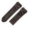 ゼニス ZENITH 純正 デファイ クロノ 18.9000用 ダークブラウン クロコダイル ラバー 腕時計パーツ 替え クロコ×ラバー ベルト バンド ストラップ 27ｍｍ バネ棒付 ダークブラウン 茶