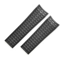 パテックフィリップ PATEK PHILIPPE 純正 アクアノート用 ラバーバンド カット済 ブラック ラバー 腕時計パーツ 替え ベルト ストラップ 19ｍｍ ブラック 黒