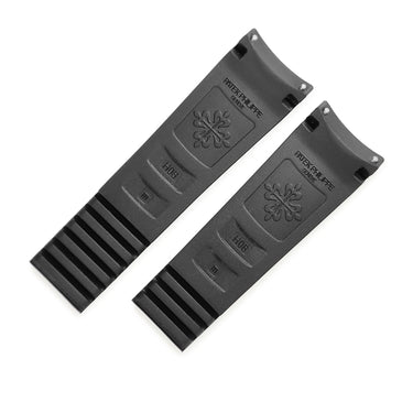 パテックフィリップ PATEK PHILIPPE 純正 アクアノート用 ラバーバンド カット済 ブラック ラバー 腕時計パーツ 替え ベルト ストラップ 19ｍｍ ブラック 黒