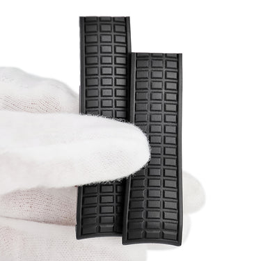 パテックフィリップ PATEK PHILIPPE 純正 アクアノート用 ラバーバンド カット済 ブラック ラバー 腕時計パーツ 替え ベルト ストラップ 19ｍｍ ブラック 黒
