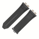 ウブロ HUBLOT 純正 ビッグバン ウニコ 401用 ラバーバンド ブラック ラバー 腕時計パーツ 未使用 替え ベルト ストラップ 予備 交換 スペア 27mm ブラック 黒