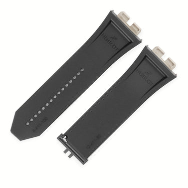 ウブロ HUBLOT 純正 ビッグバン ウニコ 401用 ラバーバンド ブラック ラバー 腕時計パーツ 未使用 替え ベルト ストラップ 予備 交換 スペア 27mm ブラック 黒