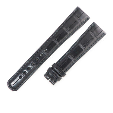 ランゲ&ゾーネ LANGE&SOHNE 純正 ブラック クロコダイル 腕時計パーツ 未使用 替え ベルト ストラップ クロコ バンド 替え 交換 本革 アリゲーター 20ｍｍ ブラック 黒