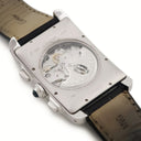 腕時計 カルティエ Cartier タンク アメリカン クロノグラフ XL W2609456 自動巻き メンズ メーカーOH済 K18WG無垢 シルバー ギヨシェ