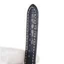 パネライ PANERAI 純正 ルミノール用 クロコバンド ネイビー クロコダイル 腕時計パーツ 未使用 替え ベルト ストラップ 予備 スペア 交換 パーツ 26ｍｍ ネイビー 紺