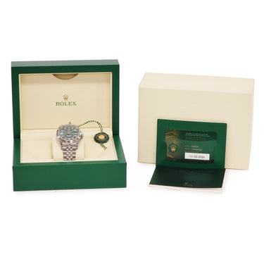 腕時計 ロレックス ROLEX スカイドゥエラー 336934 ランダム番 自動巻き メンズ 未使用 ランダム番 K18WG×SS コンビ ミントグリーン