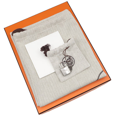 エルメス HERMES ピコタンロックPM ゴールド トリヨンクレマンス ハンドバッグ シルバー金具 新品 未使用 茶