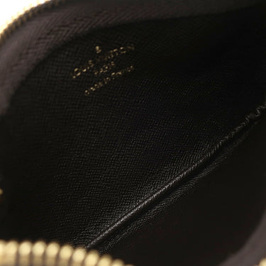 ルイヴィトン LOUIS VUITTON ポシェット クレ M62994 フザン モノグラムイディール コインケース ゴールド金具 茶 キーチェーン付き