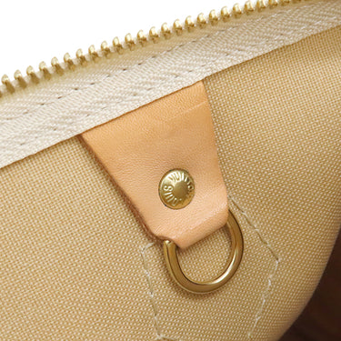 ルイヴィトン LOUIS VUITTON スピーディ 30 N41533 ダミエアズール ダミエアズールキャンバス ハンドバッグ ゴールド金具 白 鍵/パドロック欠品