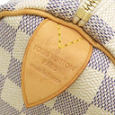 ルイヴィトン LOUIS VUITTON スピーディ 30 N41533 ダミエアズール ダミエアズールキャンバス ハンドバッグ ゴールド金具 白 鍵/パドロック欠品