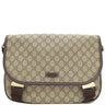グッチ GUCCI メッセンジャーバッグ 201732 ベージュ×エボニー GGスプリームキャンバス ショルダーバッグ ゴールド金具 茶 斜め掛け