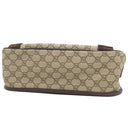 グッチ GUCCI メッセンジャーバッグ 201732 ベージュ×エボニー GGスプリームキャンバス ショルダーバッグ ゴールド金具 茶 斜め掛け