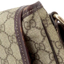 グッチ GUCCI メッセンジャーバッグ 201732 ベージュ×エボニー GGスプリームキャンバス ショルダーバッグ ゴールド金具 茶 斜め掛け