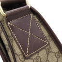 グッチ GUCCI メッセンジャーバッグ 201732 ベージュ×エボニー GGスプリームキャンバス ショルダーバッグ ゴールド金具 茶 斜め掛け