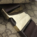 グッチ GUCCI メッセンジャーバッグ 201732 ベージュ×エボニー GGスプリームキャンバス ショルダーバッグ ゴールド金具 茶 斜め掛け