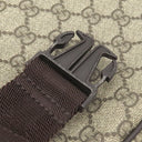 グッチ GUCCI メッセンジャーバッグ 201732 ベージュ×エボニー GGスプリームキャンバス ショルダーバッグ ゴールド金具 茶 斜め掛け
