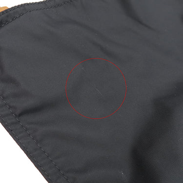 バーバリー BURBERRY チェーン バックパック ブラック×ブラウン ナイロン レザー リュック・デイパック ゴールド金具 黒